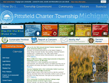 Tablet Screenshot of pittsfield-mi.gov